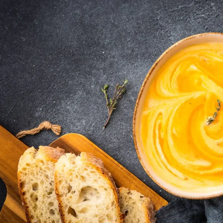 Butternut Squash Soup with Maple Glaze