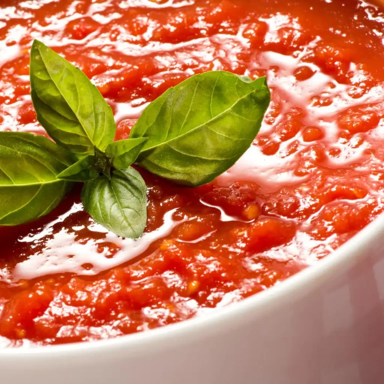 tomato soup with basil