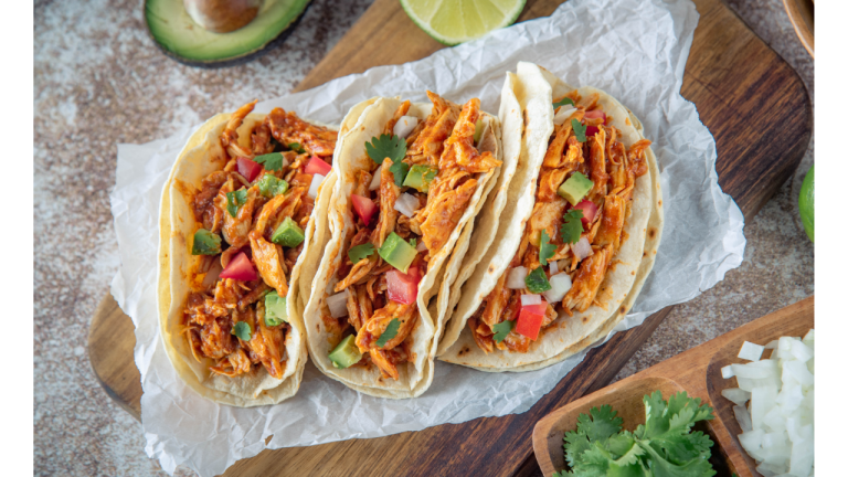 Mexican-Sheredded-Chicken-Tacos