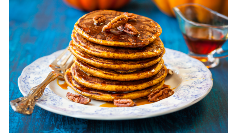 Pumpkin-Spice-Pancakes