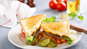 Grilled-cheese-sandwich-with-avocado-and-tomato