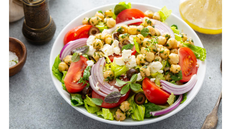 Greek-Chickpea-Salad