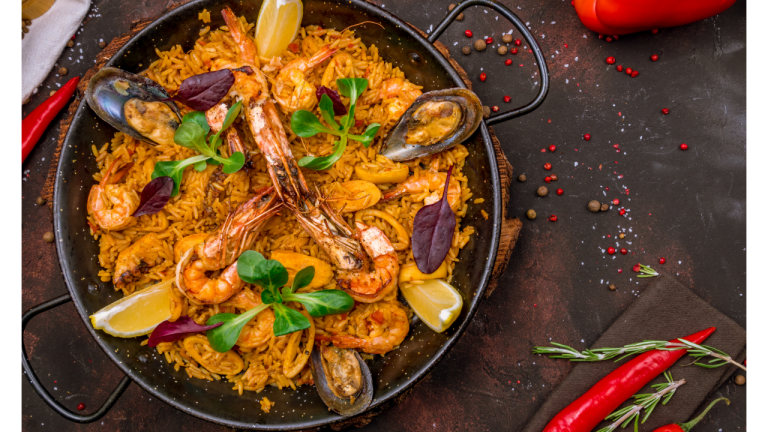 Paella-with-Seafood